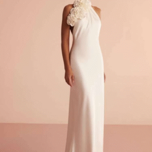 Isabel Floral Applique Gown