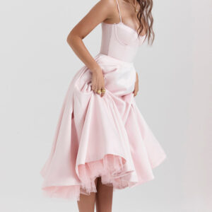 Mademoiselle Ballerina Pink Midi Dress