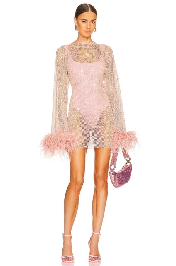 Midnight Mirage Dress Pink
